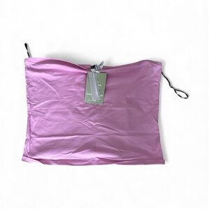 🛍️5/$25 H&M Pink Tube Top size L NWT